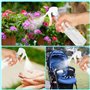6 piezas 200 ml Spray Vide, Niebla Fina Vaporisateur Vide con 24 Etiquetas y 2 Embudos, PET Flacon Spray Vide, Bouteille Spray V