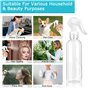 6 piezas 200 ml Spray Vide, Niebla Fina Vaporisateur Vide con 24 Etiquetas y 2 Embudos, PET Flacon Spray Vide, Bouteille Spray V