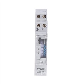 BIlinli Mécanique 24 Heures commutateur programmable de minuterie de Rail DIN c 110-240V 16A