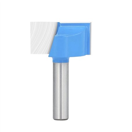 1pc 8x30mm Nettoyage Dessous Fraises Fraises En Carbure for Le Travail Du Bois Surface Rabotage Bois Toupie Fraise
