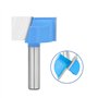 1pc 8x30mm Nettoyage Dessous Fraises Fraises En Carbure for Le Travail Du Bois Surface Rabotage Bois Toupie Fraise