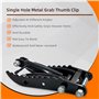 XEBRAD Pince à Pouce hydraulique, for Mini, Accessoires d'excavatrices, Pince à Pouce en métal à Trou Unique for excavatrice jus