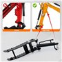 XEBRAD Pince à Pouce hydraulique, for Mini, Accessoires d'excavatrices, Pince à Pouce en métal à Trou Unique for excavatrice jus