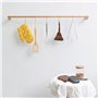 TOPIND Lot de 20 crochets de suspension en forme de S chromés et plaqués bronze pour bijoux, outils de jardinage, plantes, cuisi