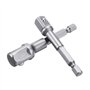 8 pièces barre d'extension for outils accessoires jeu d'adaptateurs de douille hexagone forets à percussion pilote clé à barre d