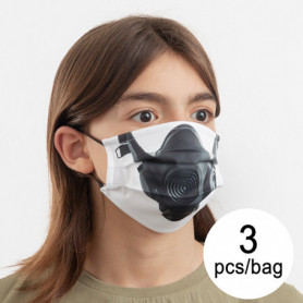 Masque en tissu hygiénique réutilisable Gas Luanvi Taille M (Pack de 3) 19,99 €