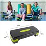 Stepper Fitness d'Aérobic - 3 niveaux de hauteur réglables (10