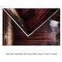 YongFoto 3x2m Fond de Photographie de Scène Vintage Plancher en Bois Toile de Fond de Scène Rideau Rouge Foncé Smog Photo pour F