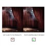 YongFoto 3x2m Fond de Photographie de Scène Vintage Plancher en Bois Toile de Fond de Scène Rideau Rouge Foncé Smog Photo pour F