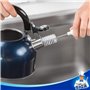 MR.SIGA Ensemble de 5 Brosses Bouteille avec Support de Rangement, Goupillon Bouteille Brosse Biberon Bébé Thermos Gobelet Verre