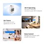 SONOFF POWCT 100A Compteur d'énergie WiFi intelligent, testeur d'électricité solaire avec détection CT, compteur numérique LCD, 