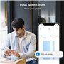SONOFF DW2 WiFi Capteur de Porte Fenêtr Intelligent sans Fil, Compatible avec Alexa, Google Home, Alarme Maison Envoyer Une Aler