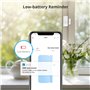 SONOFF DW2 WiFi Capteur de Porte Fenêtr Intelligent sans Fil, Compatible avec Alexa, Google Home, Alarme Maison Envoyer Une Aler