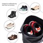 Yizunnu Sac à Chaussures de Voyage 10pcs avec Fenêtre Transparante Sac de Rangement Anti-Poussière Imperméable pour Chaussures V