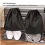 Yizunnu Sac à Chaussures de Voyage 10pcs avec Fenêtre Transparante Sac de Rangement Anti-Poussière Imperméable pour Chaussures V