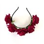 JZK Bandeau pour cheveux en forme de couronne de fleurs, parfait pour une petite fille, demoiselle d’honneur, fête, mariage, séa