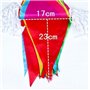 JZK 80 mètres, Bunting coloré de Partie Drapeau Triangle Chaîne de bannière Drapeaux de Fanion Décoration Suspendue pour fête d'