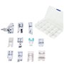 JZK 11pcs Machine à Coudre Domestique Accessoires Ensemble avec boîte de Rangement