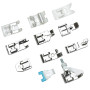 JZK 11pcs Machine à Coudre Domestique Accessoires Ensemble avec boîte de Rangement, Pied-de-biche Partie de Rechange kit pour Ma