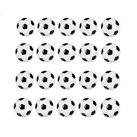 JZK 20PCS 32mm Balles de Table Baby Foot en Plastique Accessoires Table Football pour des Enfants et des Adultes faveurs de fête