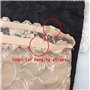 JZK 3 Couleurs Blanc Beige Noir Taille Extra Large XL élastique sans Bretelles Dentelle Bandeau Soutien-Gorge Haut de Tube pour 