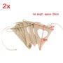 JZK 2X Cru Blanc Cœur Lin Drapeau Bruant Bannière Drapeau Jute Drapeaux Triangle Cabine de décoration pour Fête Accueil Mariage 