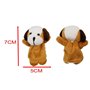 JZK 24 Ensemble de Marionnettes à Doigts Famille Peluche Animaux Jouets à Doigts Remplisseurs de Sac de Fête Finger Marionnettes