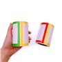 JZK 2x Rouleaux 400pcs 89mm x 57mm grandes étiquettes nom vierges auto-adhésives rectangle bordures étiquettes autocollantes pap