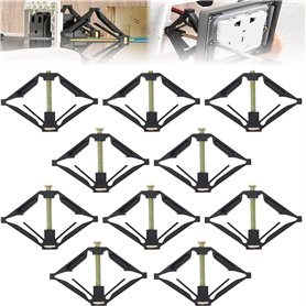 Lot de 10 outils de réparation de boîtier d'interrupteur mural – Tige de support de cassette de type 86