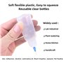 Lot de 33 flacons applicateurs aiguilles de 30 ml avec 10 aiguilles de distribution fines et 8 bouchons pour loisirs créatifs, p