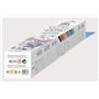 Haku Yoka 6303068 Kit de peinture à la cire avec rouleau de peinture licorne, 12 craies colorées avec modèle de coloriage auto-a