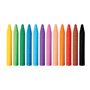 Haku Yoka 6303068 Kit de peinture à la cire avec rouleau de peinture licorne, 12 craies colorées avec modèle de coloriage auto-a