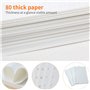 240 Feuilles A5 Recharge Papier,Papiers de Recharges A5 en Pointillés 6 Trous Vierge Feuillets Mobiles pour Agenda Filofax Bulle