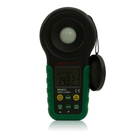 Mastech MS6612 Luxmètre numérique Photomètre Auto Gamme Peak 200000 Lux