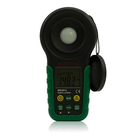 Mastech MS6612 Luxmètre numérique Photomètre Auto Gamme Peak 200000 Lux
