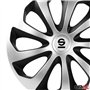 Sparco Enjoliveurs Treviso - 14-pouces - Argent - Set de 4 pièces
