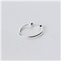 Bague Ouverte Femme Simple Boule de Perles Légères
