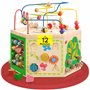 EverEarth 7 en 1 Grand Cube d'éveil en Bois Durable - Jouet pour Enfants avec Boucle d'éveil 39 x 35