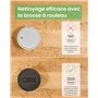 Aspirateur Robot 3000Pa, Robot Aspirateur Laveur 2 en 1, Robot Aspirateur aspiration puissante 120min d'Autonomie, Ultra-Mince S
