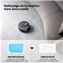 Proscenic Q8 Robot Aspirateur Laveur, 6000Pa 200Mins Aspirateur Robot Navigation Lidar,Multi-étage Cartographie,Mince,Silencieux