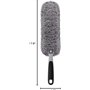 MR.SIGA Plumeau Poussière Microfibre sans Peluche, Plumeau Lavable Attrape Poussière pour Le Nettoyage Domestique