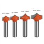 Embouts de Fraisage Arrondis pour Bois
