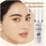 Fond de teint changeant de couleur pour peaux vieillissantes 30 ml, lot de 2, fond de teint chaud hydratant, apprêt liquide, cor