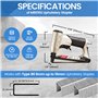 pour agrafes couronnes de calibre 21 1/2"