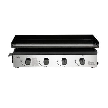 Plancha à gaz 4 brûleurs 10kW