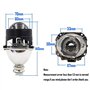 Angel Eyes Style de voiture LED Lumières de course Angel Yeux Hid BI Xenon Lentilles de projecteur for phares H4 H7 Lentille de 