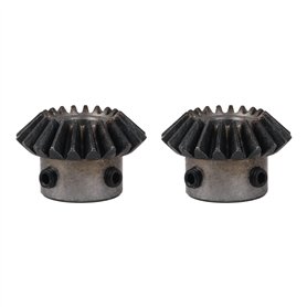 CNBTR Lot de 2 roues dentées biseautées en acier 45 1