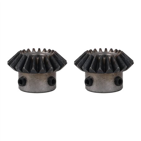 CNBTR Lot de 2 roues dentées biseautées en acier 45 1
