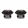 CNBTR Lot de 2 roues dentées biseautées en acier 45 1