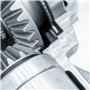 CNBTR Lot de 2 roues dentées biseautées en acier 45 1,5 Modulus Argenté Diamètre du trou 10 mm 20 dents